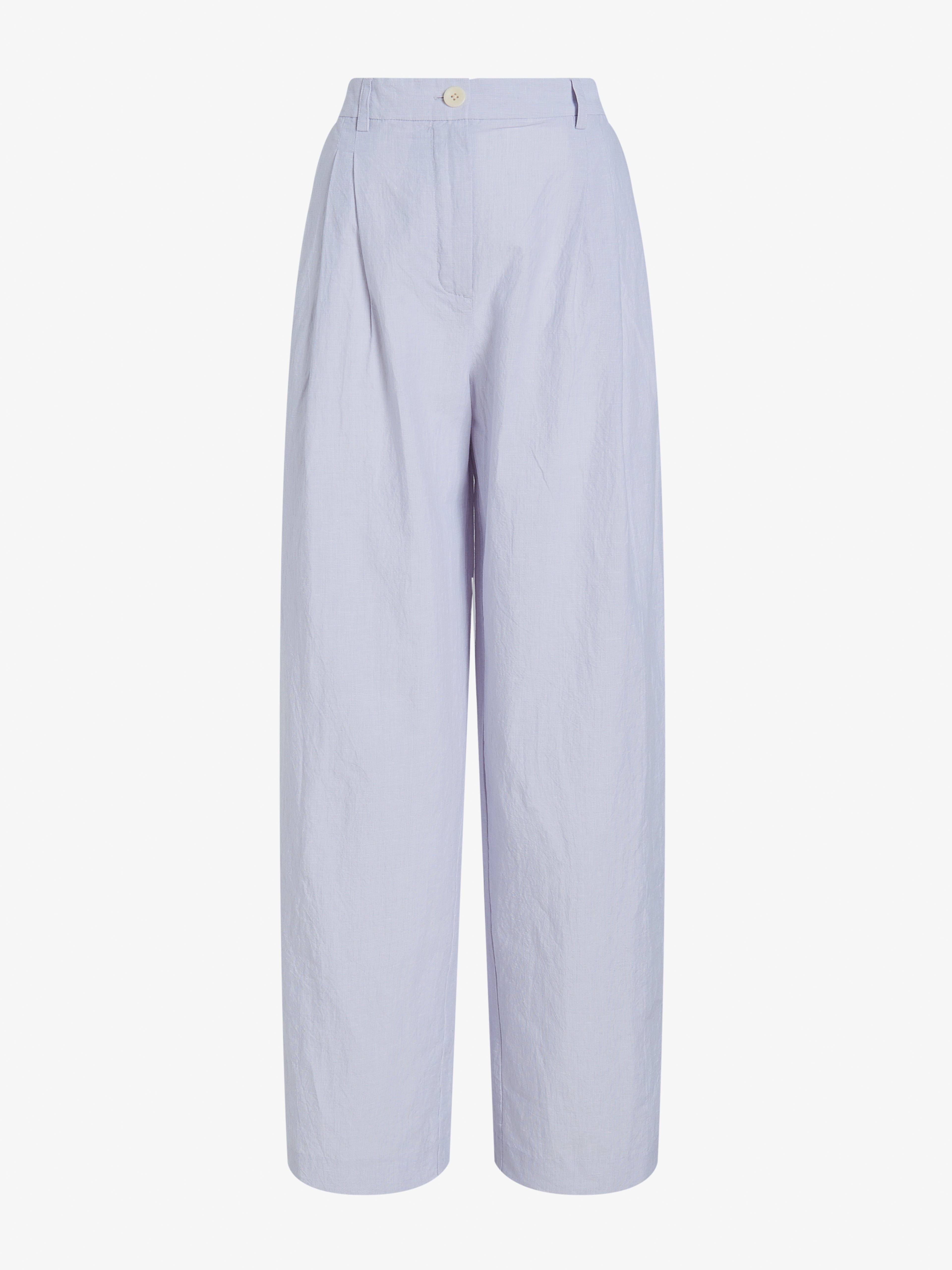 Eleanor Pant in Linen Shirting