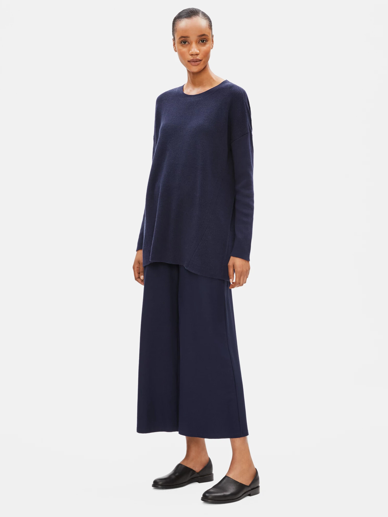 Organic Cotton Silk Round Neck Tunic