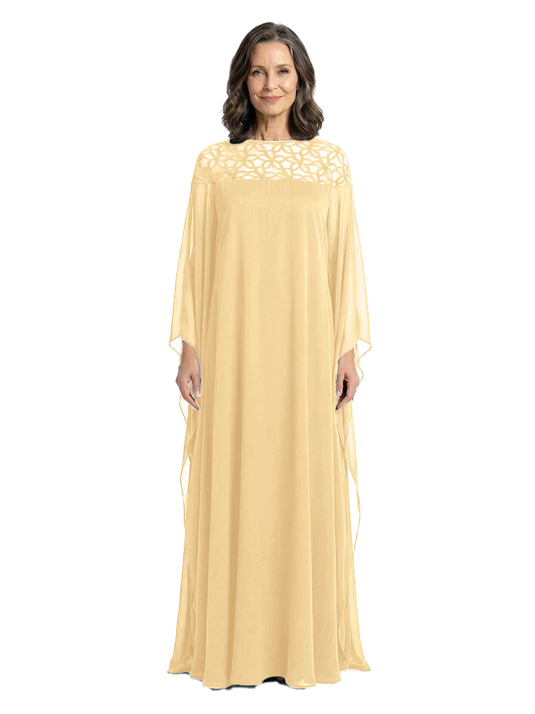 ChicSew A-Line Modern Long Sleeves Chiffon Mother Of The Groom Dress Floor- Length