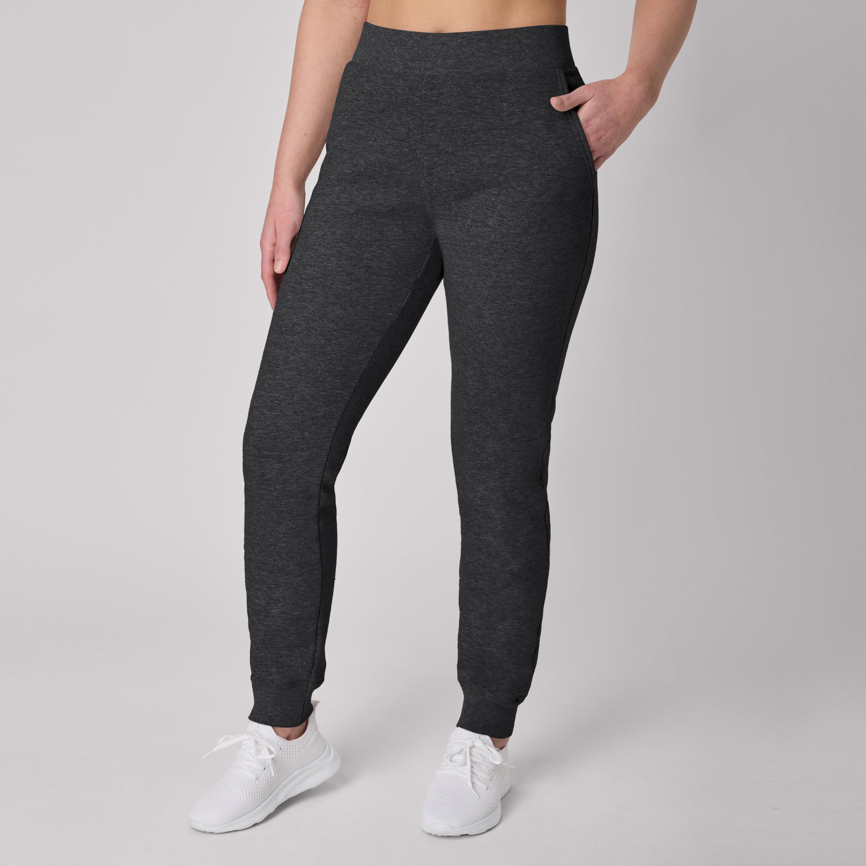 Hanes EcoSmart Women's Fleece Joggers, " Slate Heather