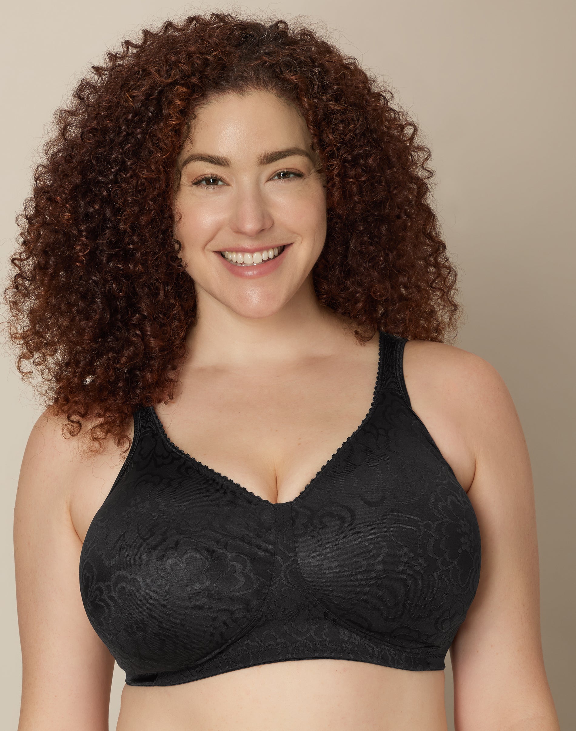 Playtex Hour Ultimate Lift & Support Wireless Bra Black C Women's