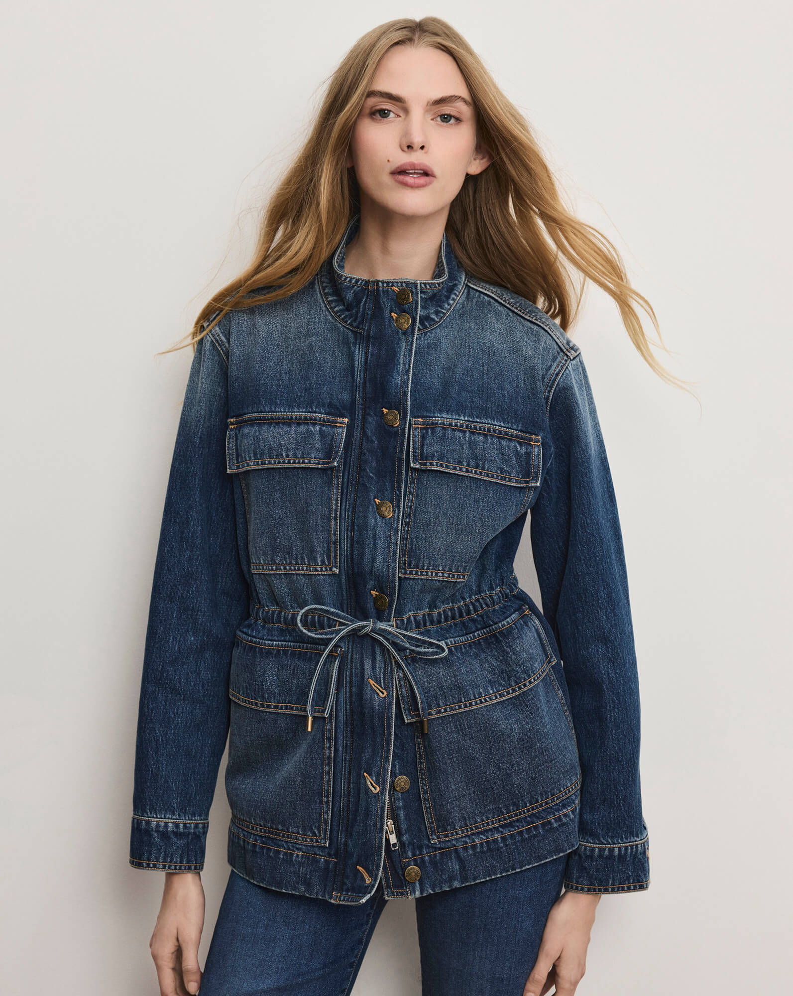 Veronica Beard Truman Denim Jacket City Lights