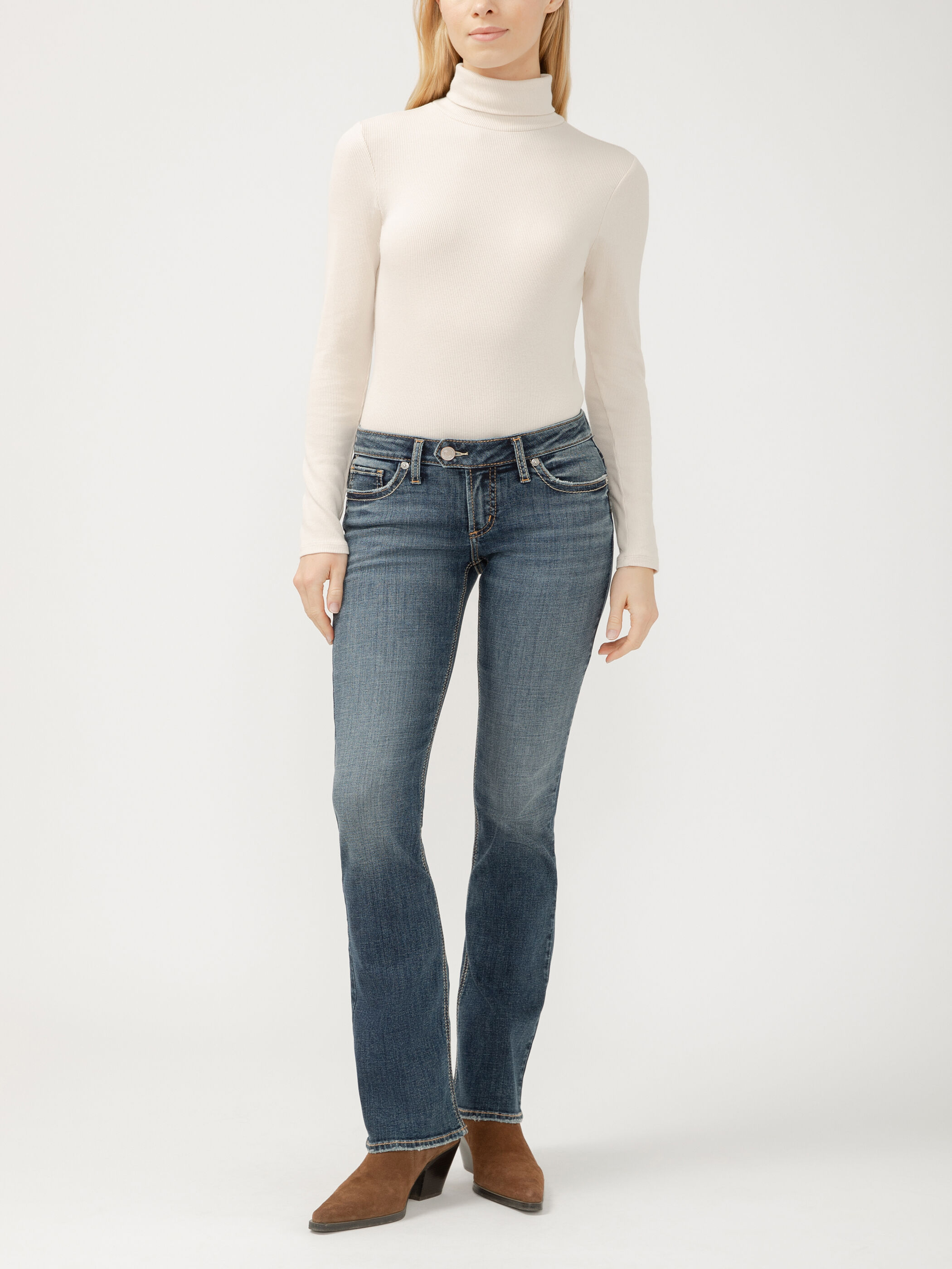 Women's Tuesday Low Rise Slim Bootcut Jeans Billie Size by Silver Jeans