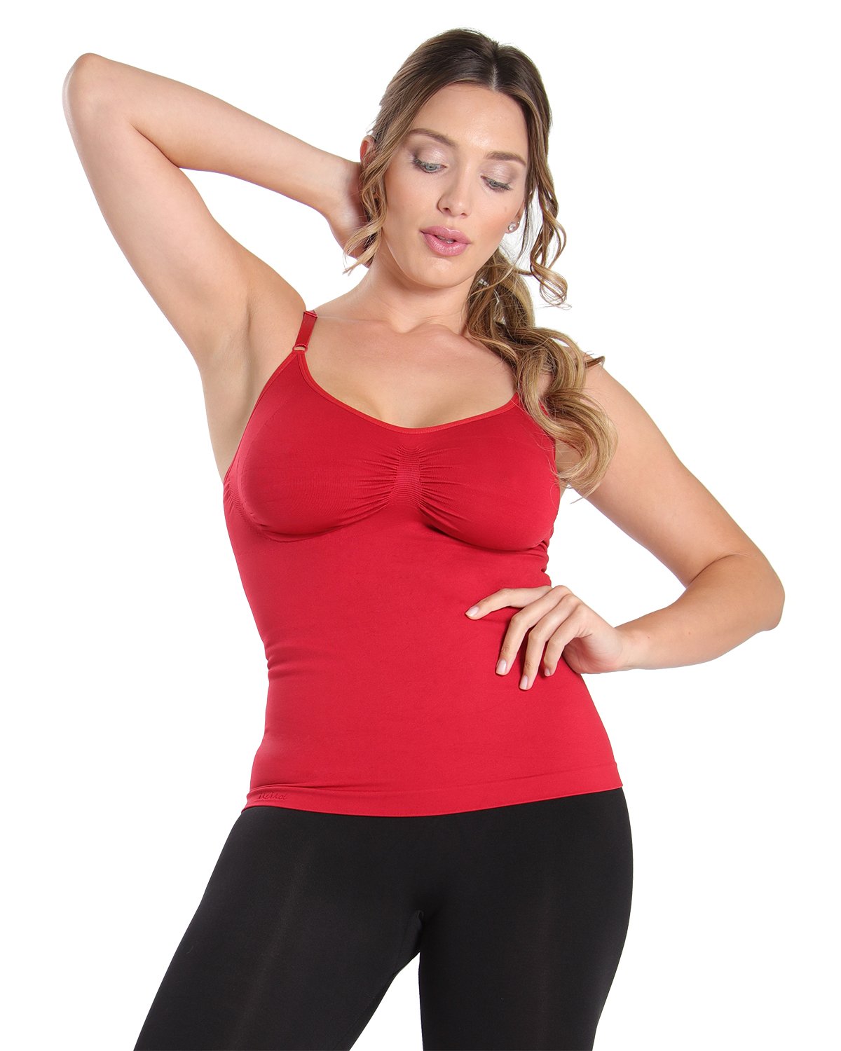 Sottile Wireless Shaping Camisole - X-Large Scooter Red