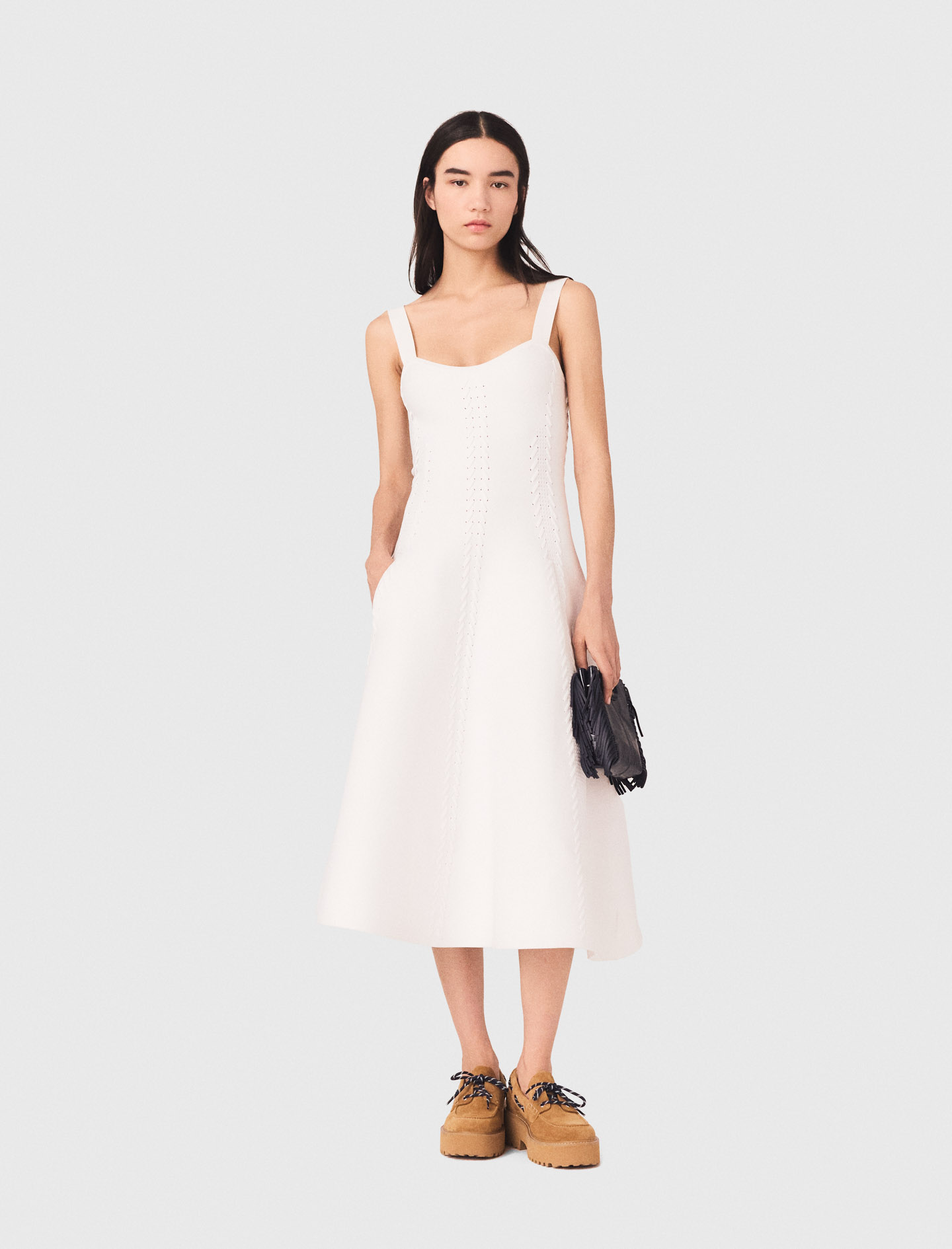 Knit midi dress