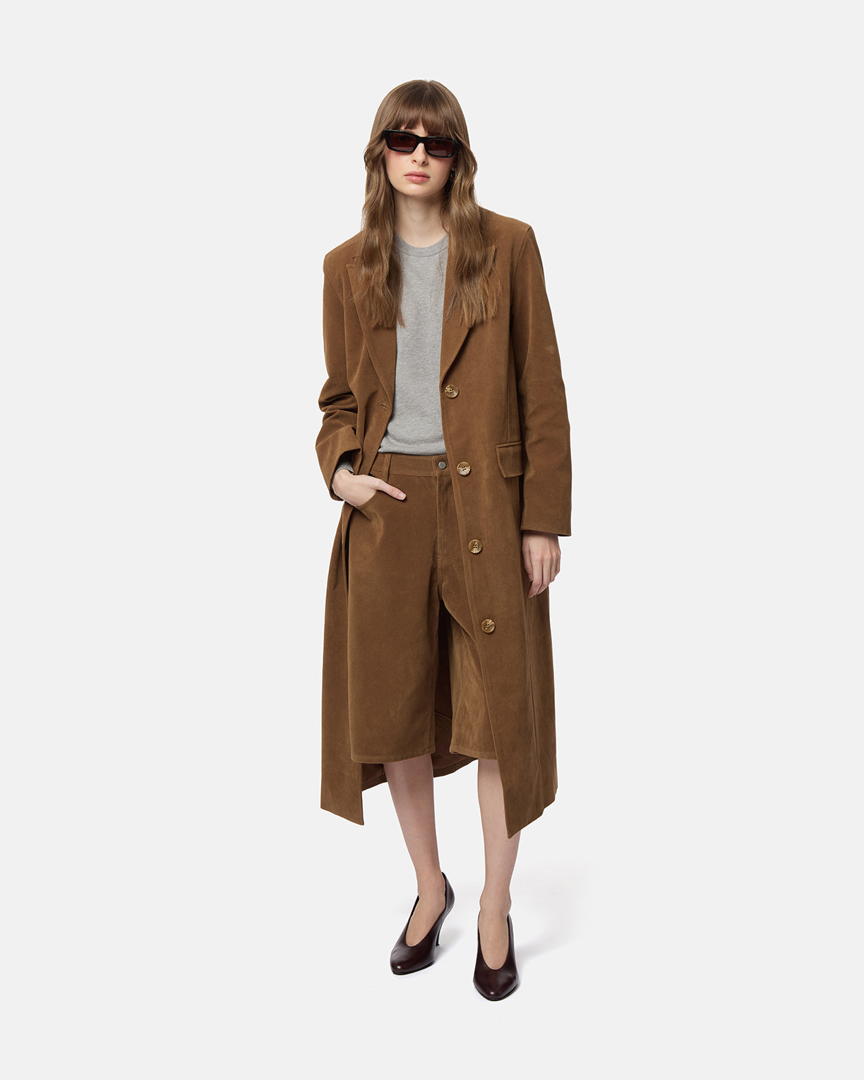 Lauren Sans Suede Overcoat