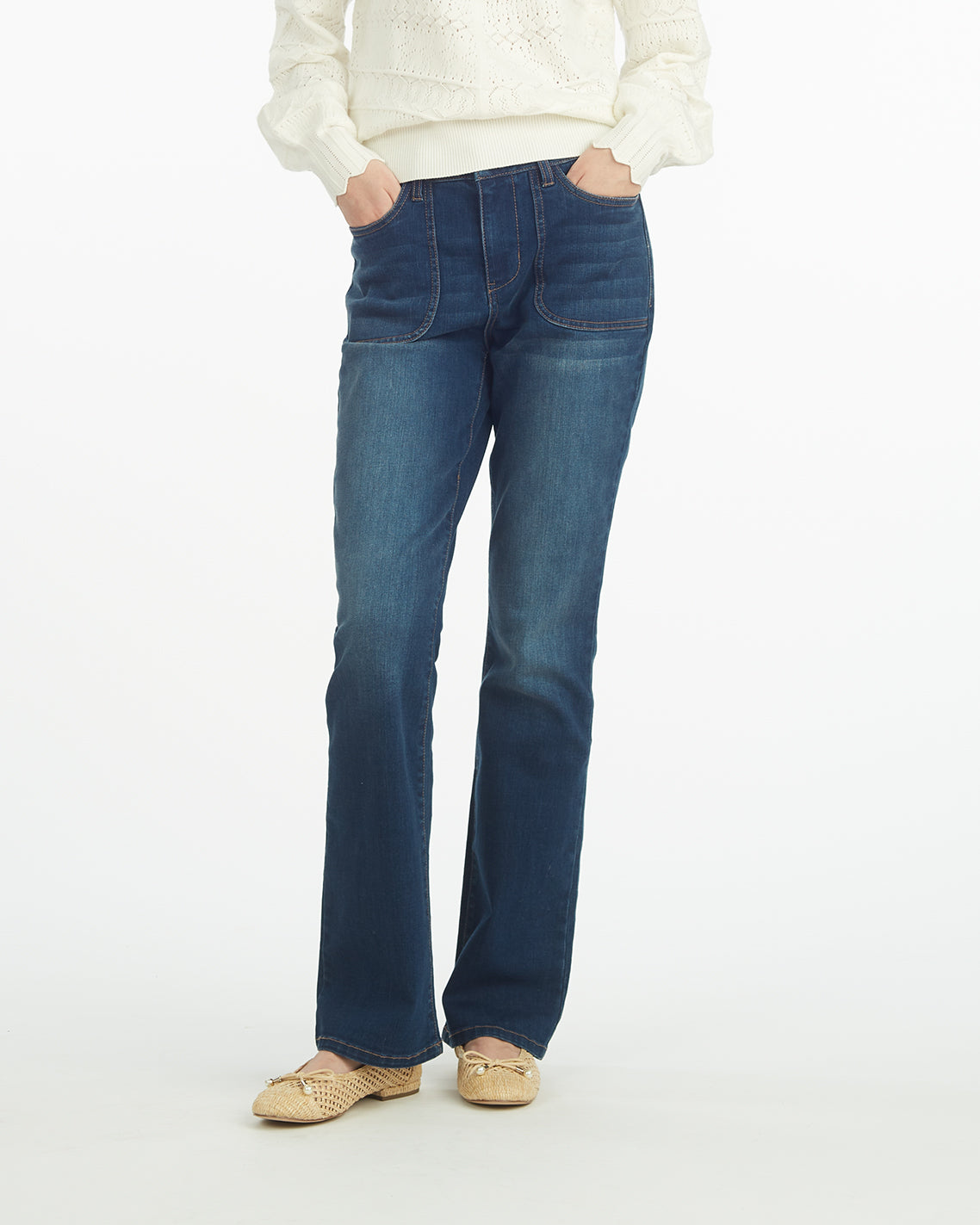 Patch Pocket Denim Baby Boot