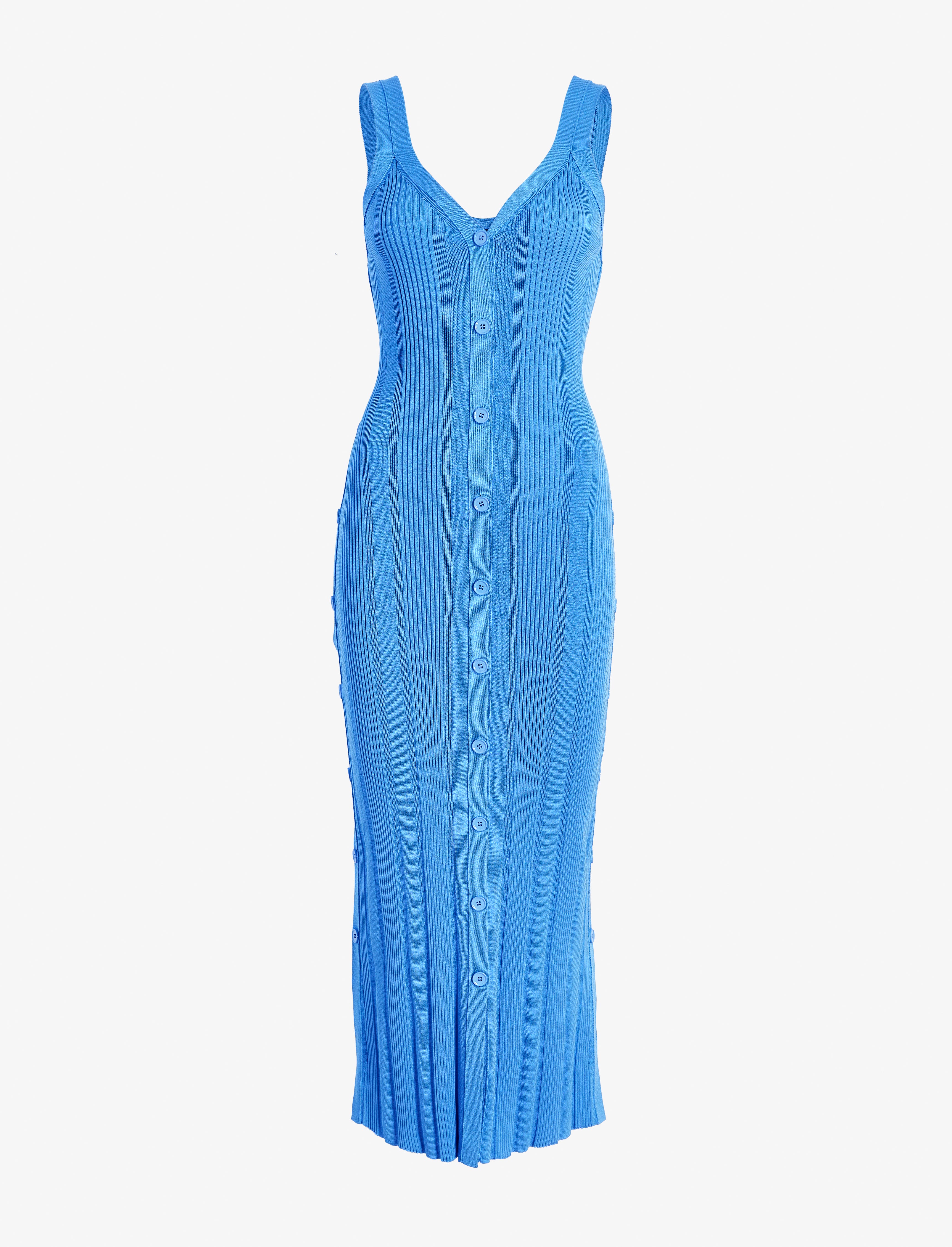 Ellis Dress in Column Rib