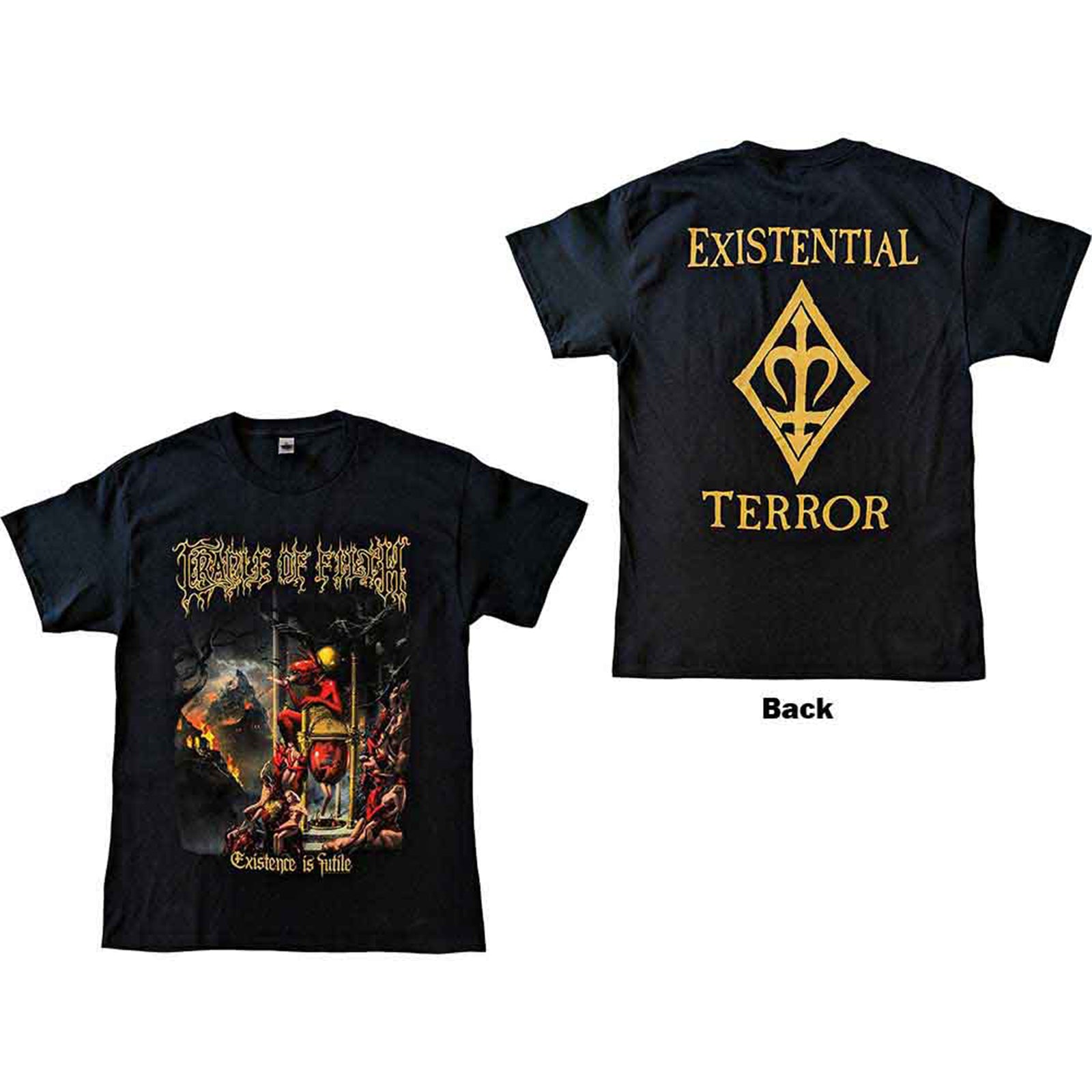 CRADLE OF FILTH - EXISTENCE IS FUTILE - Shirt Black Back Print