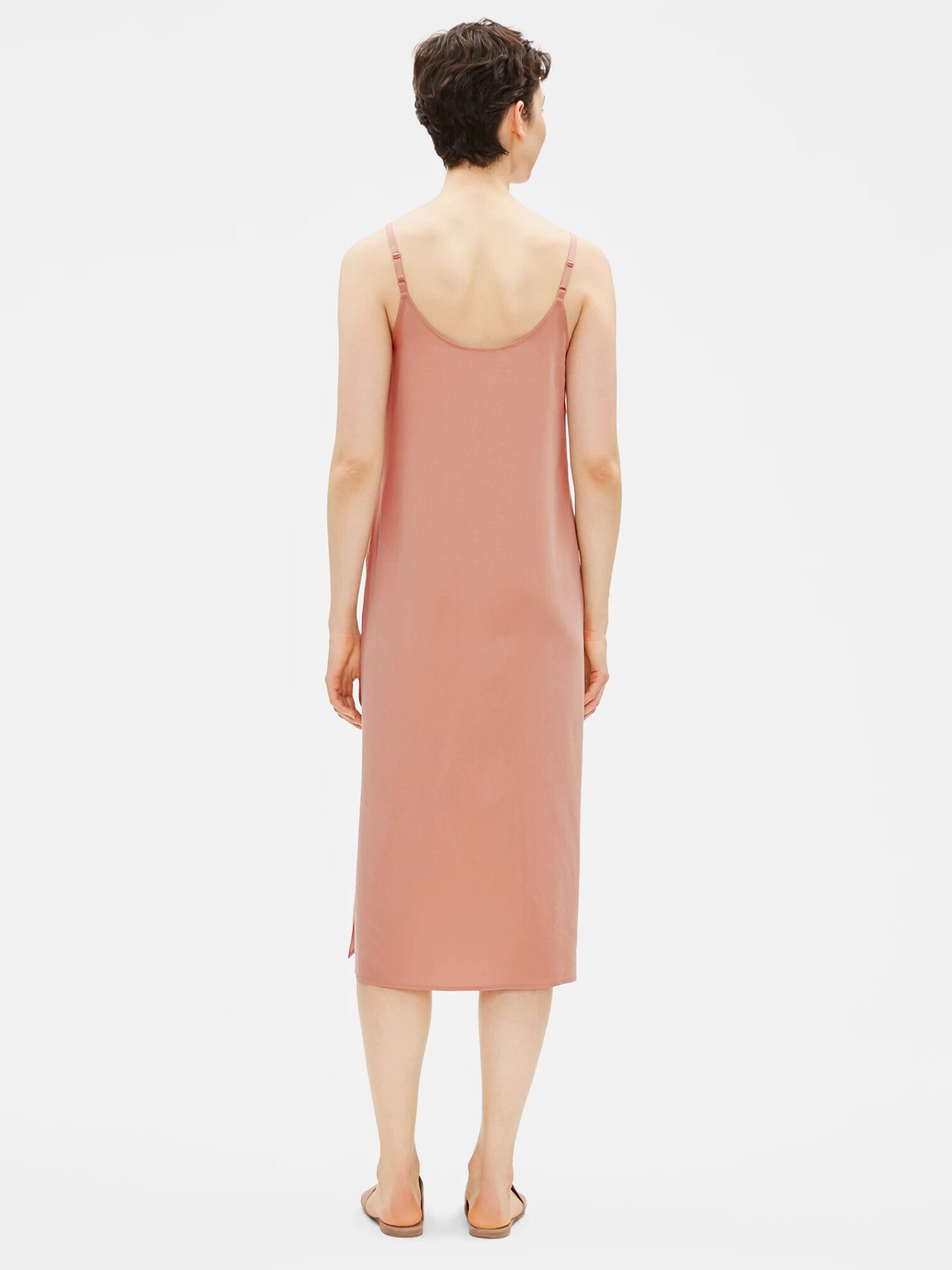 Sandwashed Tencel Slip Dress