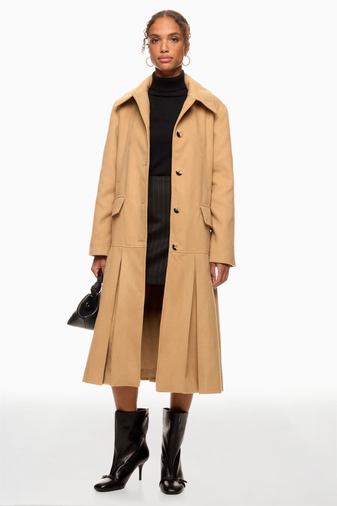Samantha Sipos Kensington Overcoat Brown-cream