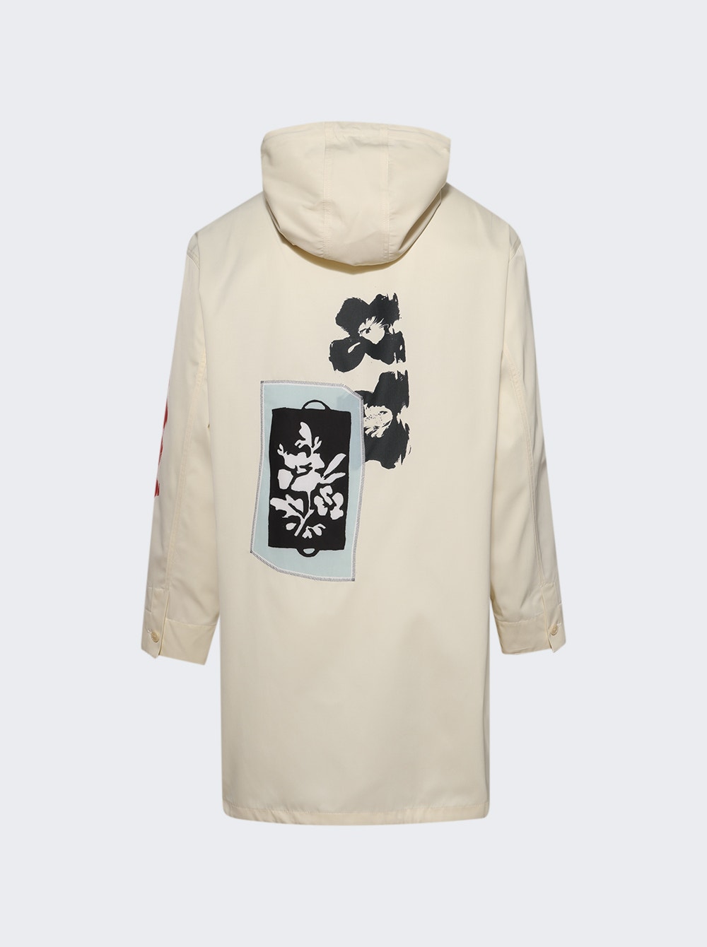 X Slawn And Soldier Duster Parka Coat Ivory