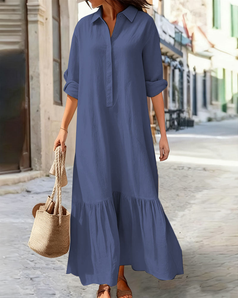Wardrobe Essential Maxi Shirt Dress