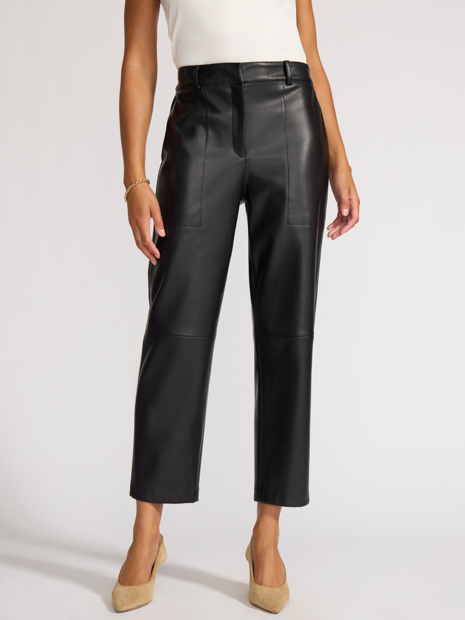 The Stone Vegan Leather Pant