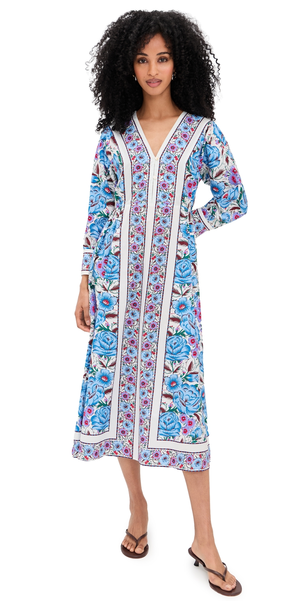 Cleobella Blanche Midi Dress Fluora Print