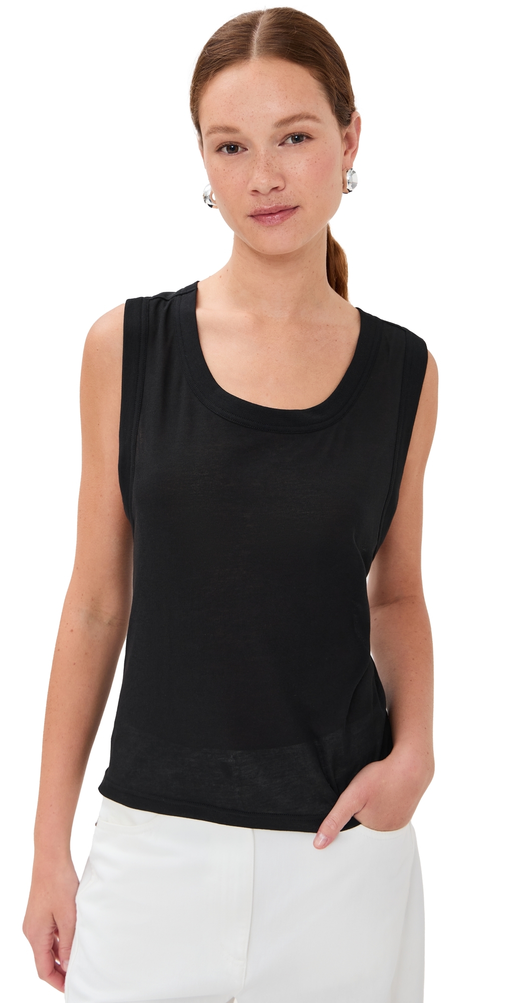 CO Jersey Tank Top Black