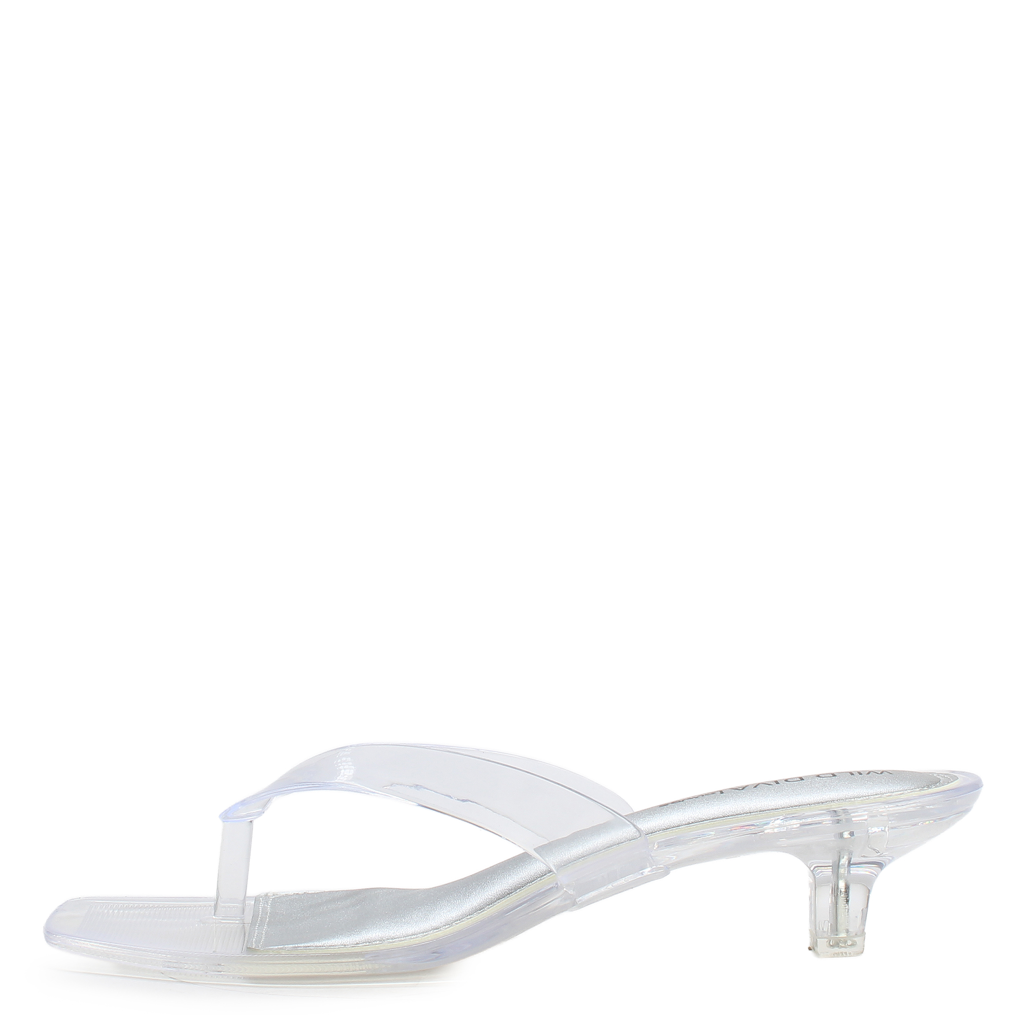 Women Romania- Heel Thong Sandal Clear High Heels Clear