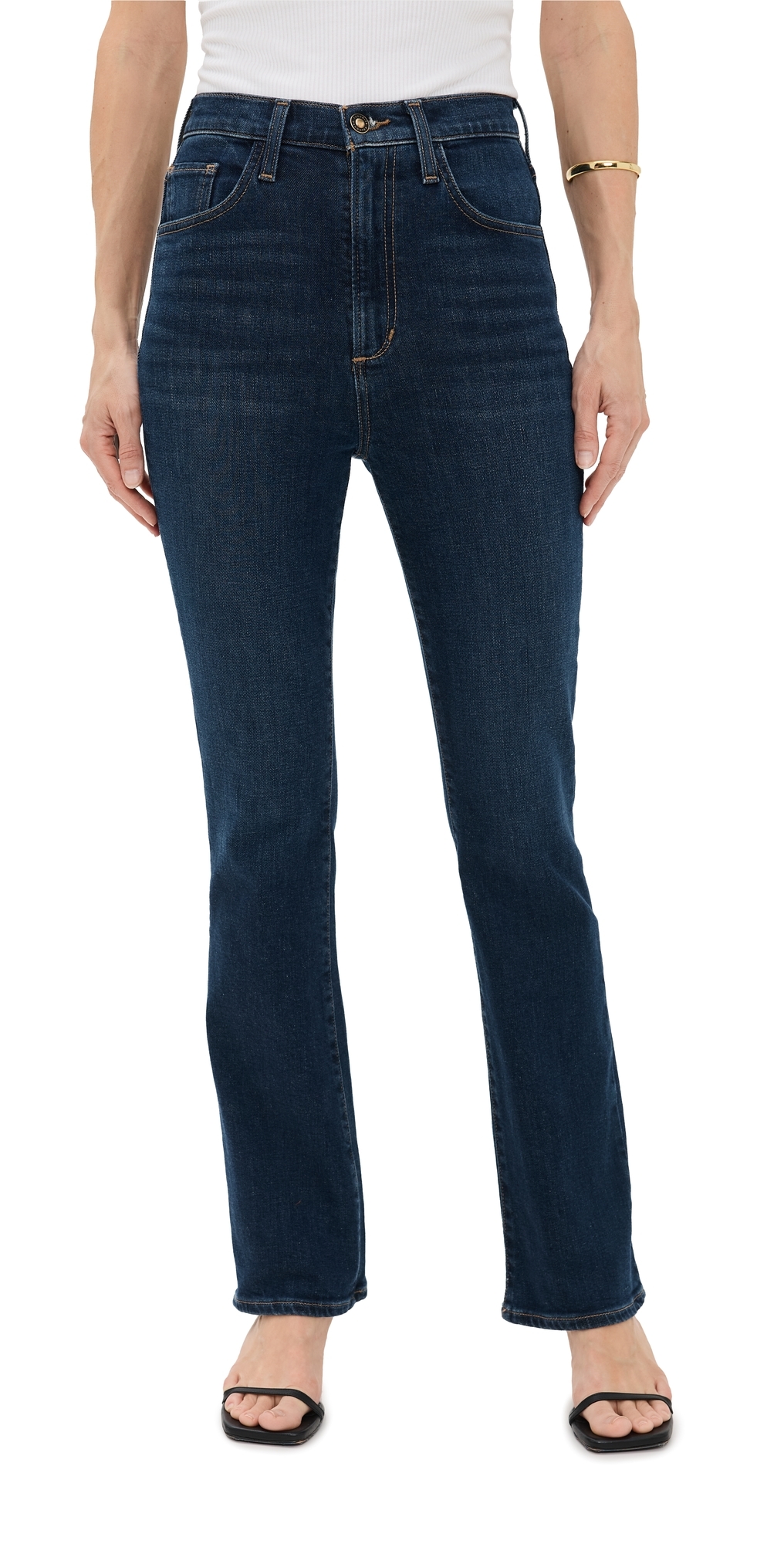 Favorite Daughter The Petite Valentina Shortie Bootcut Jeans Woodside