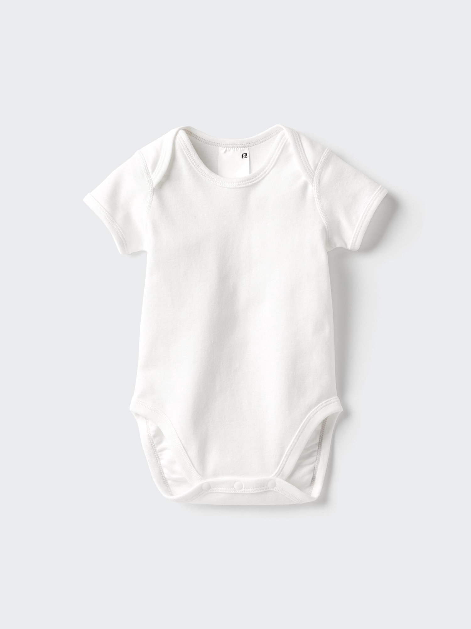 UNIQLO Baby Bodysuit Striped, White, -M
