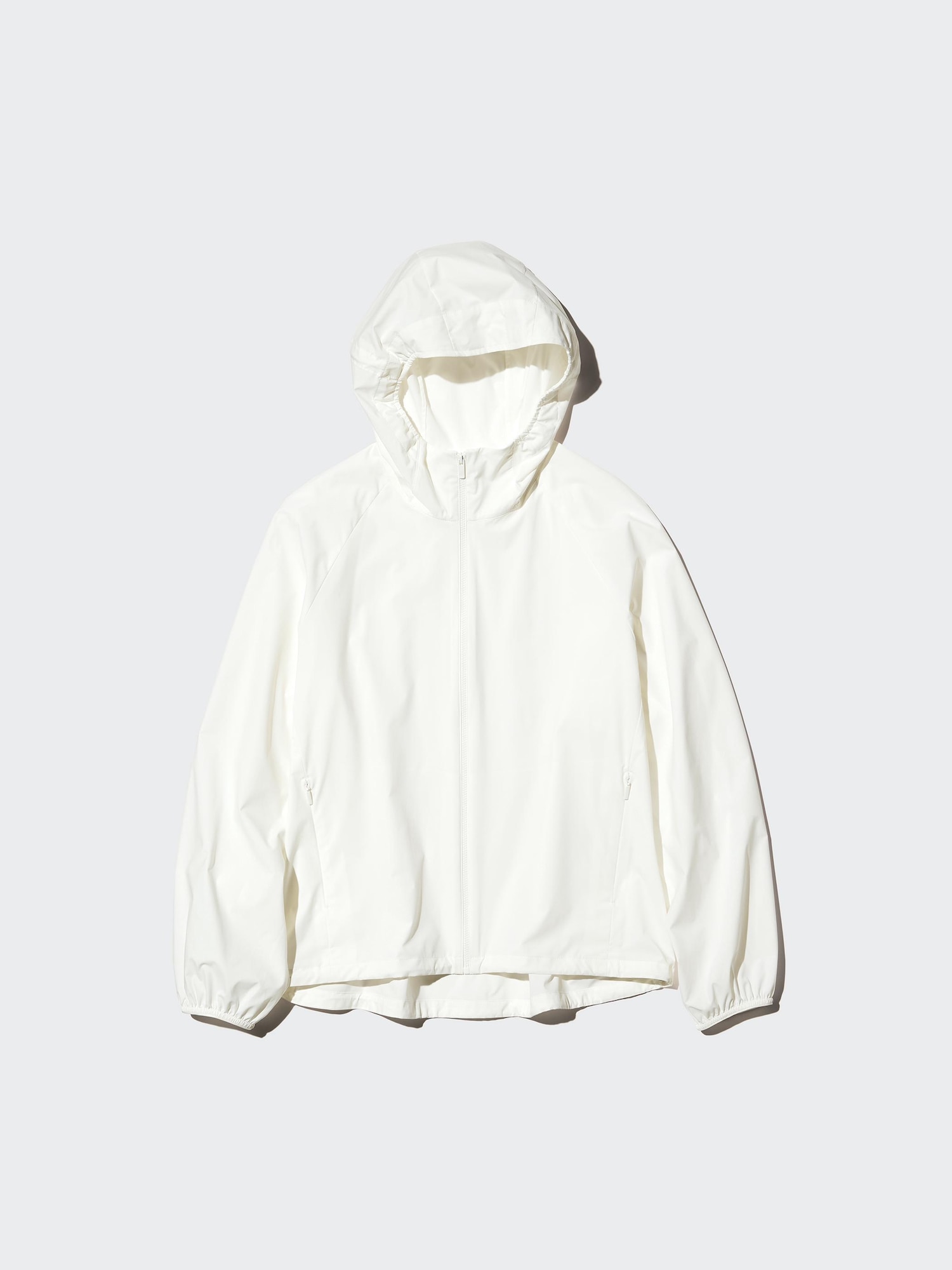 UNIQLO Women's Pocketable UV Protection Parka, White