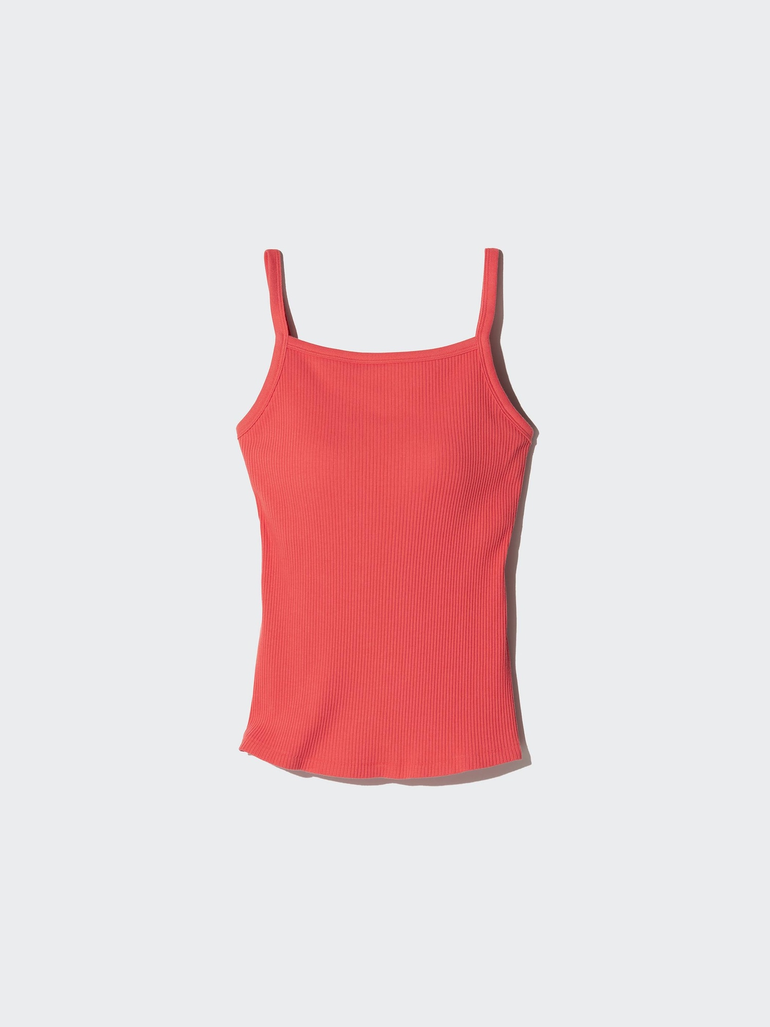 UNIQLO Women's Square Neck Bra Camisole, Red, Medium