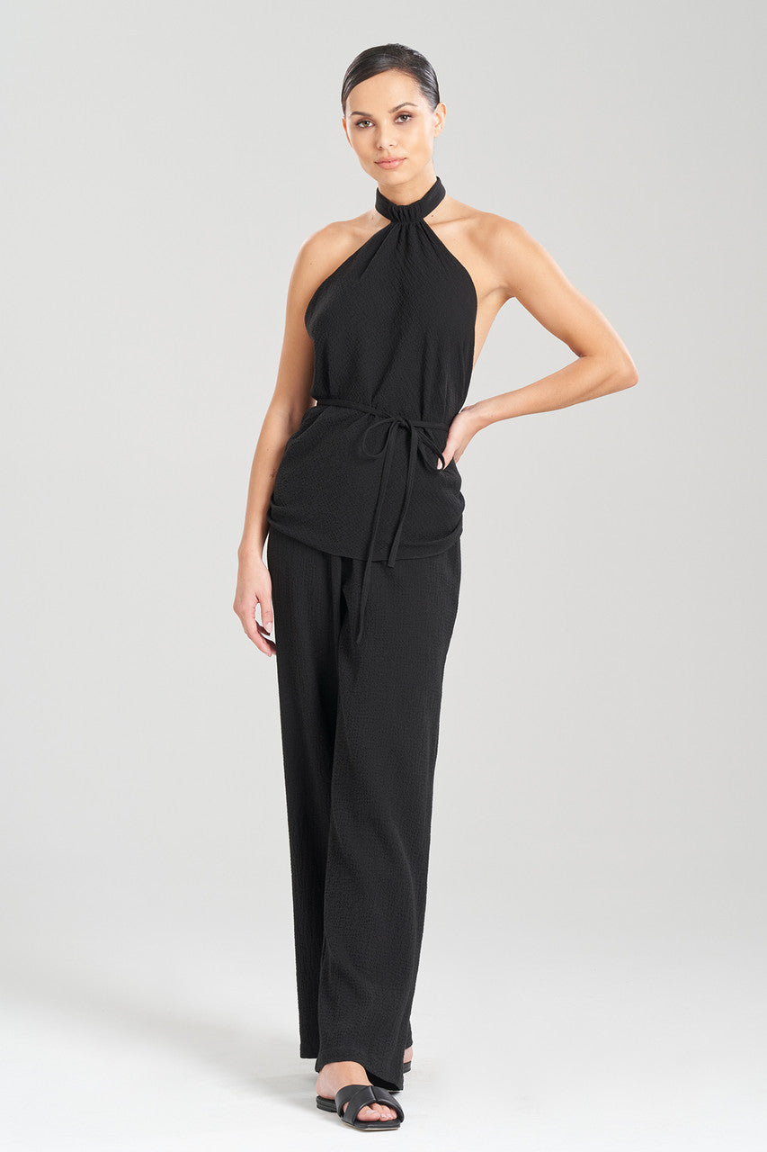 Onsen Halter Top - Black L