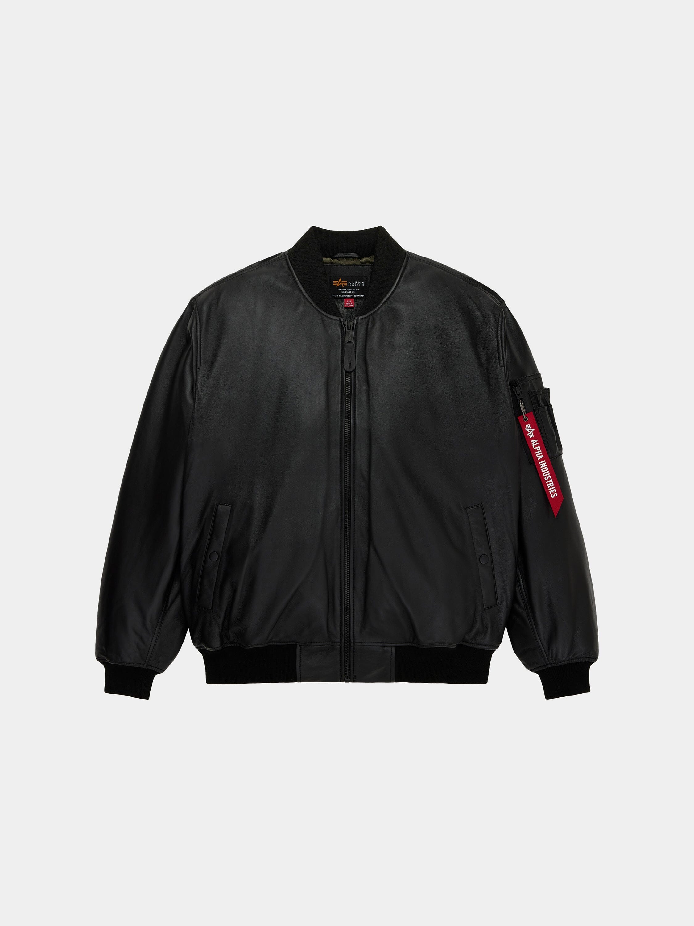 LEATHER MA- FLIGHT JACKET