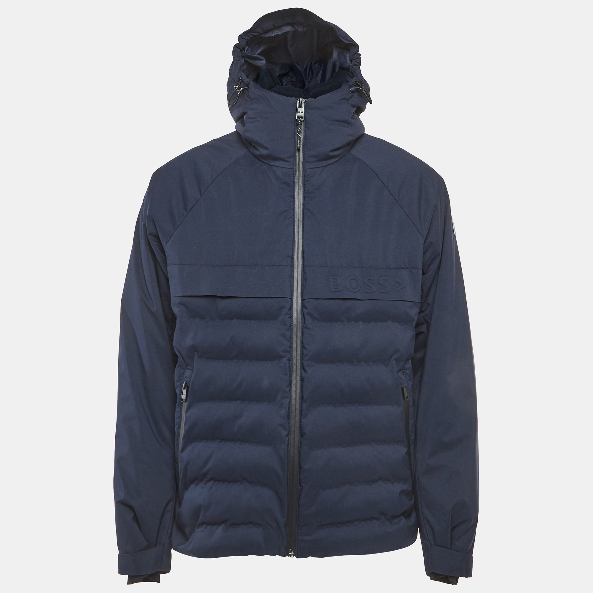 Boss by Hugo Boss Blue Synthetic Calpau Puffer Jacket