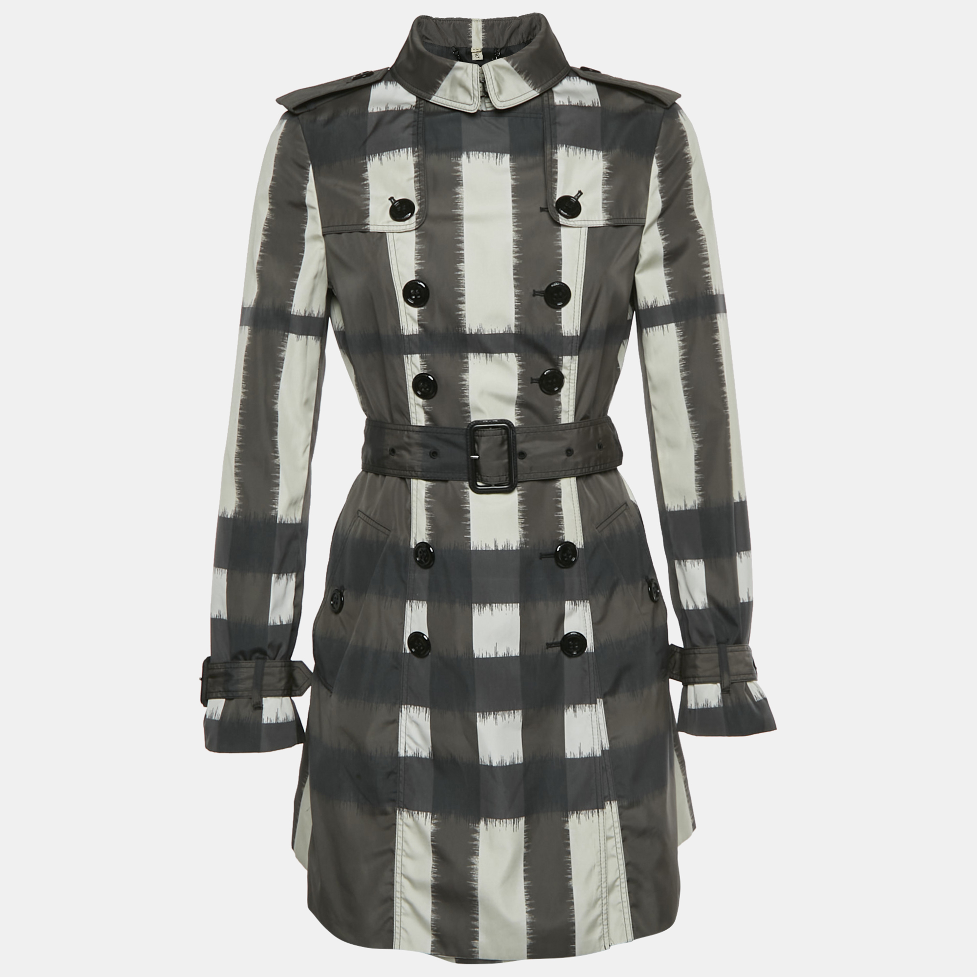Burberry Multicolor Synthetic Taffeta Waterloo Trench Coat