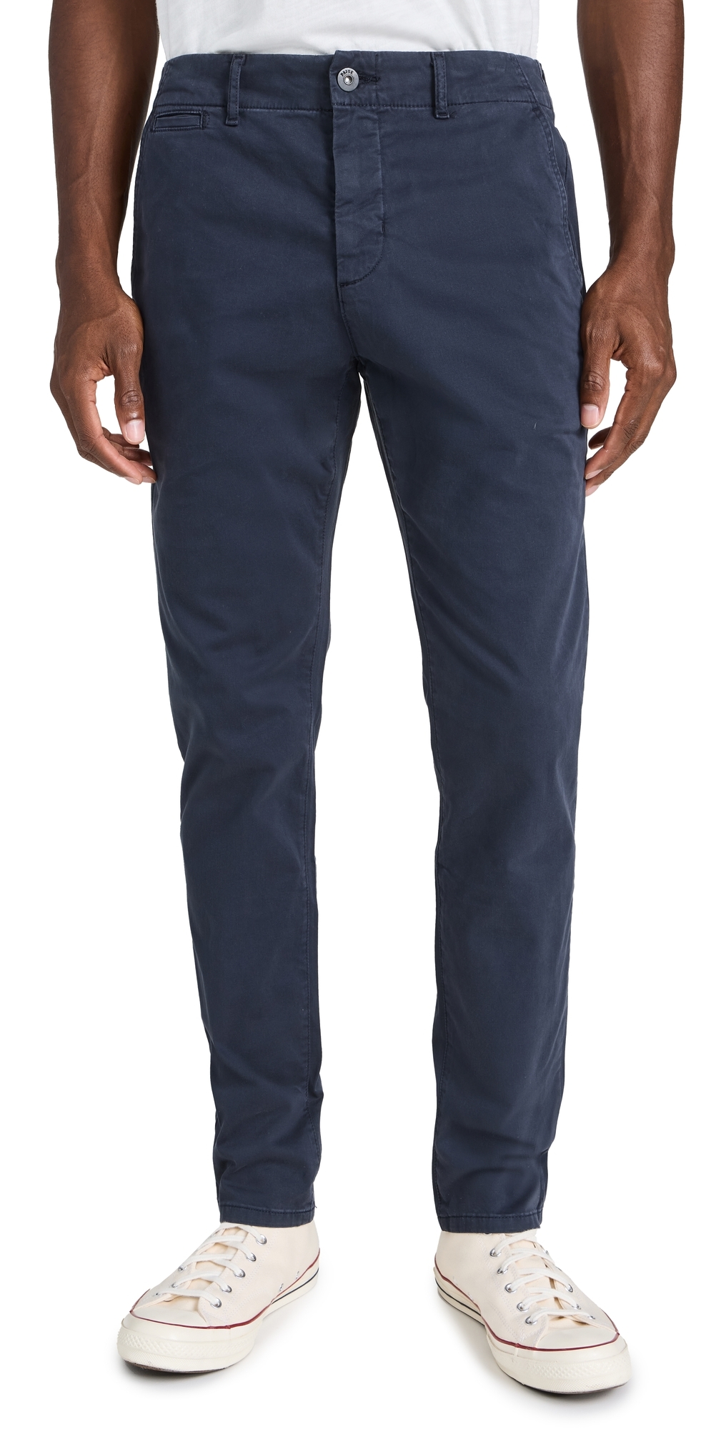 PAIGE Danford Stretch Sateen Chinos Deep Anchor