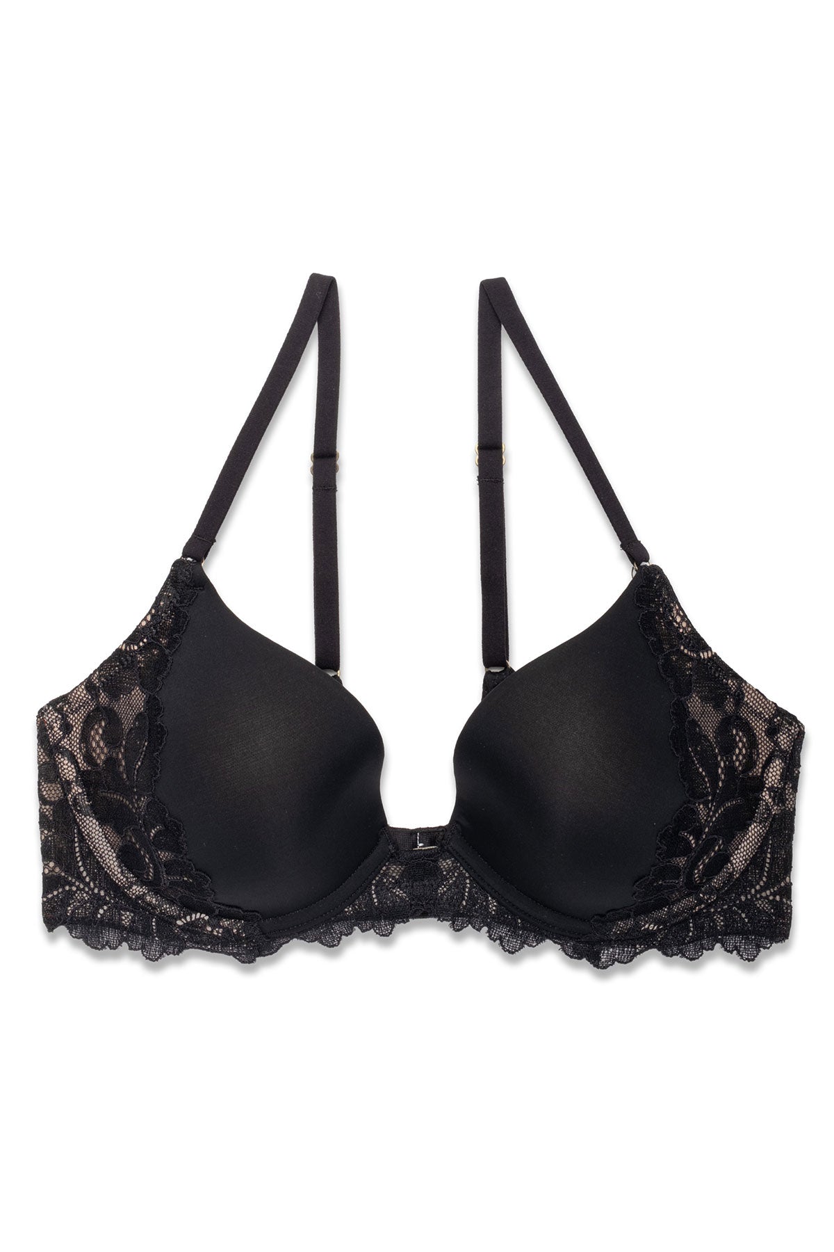 Peony Demi Shirt Bra - BlackCafé B