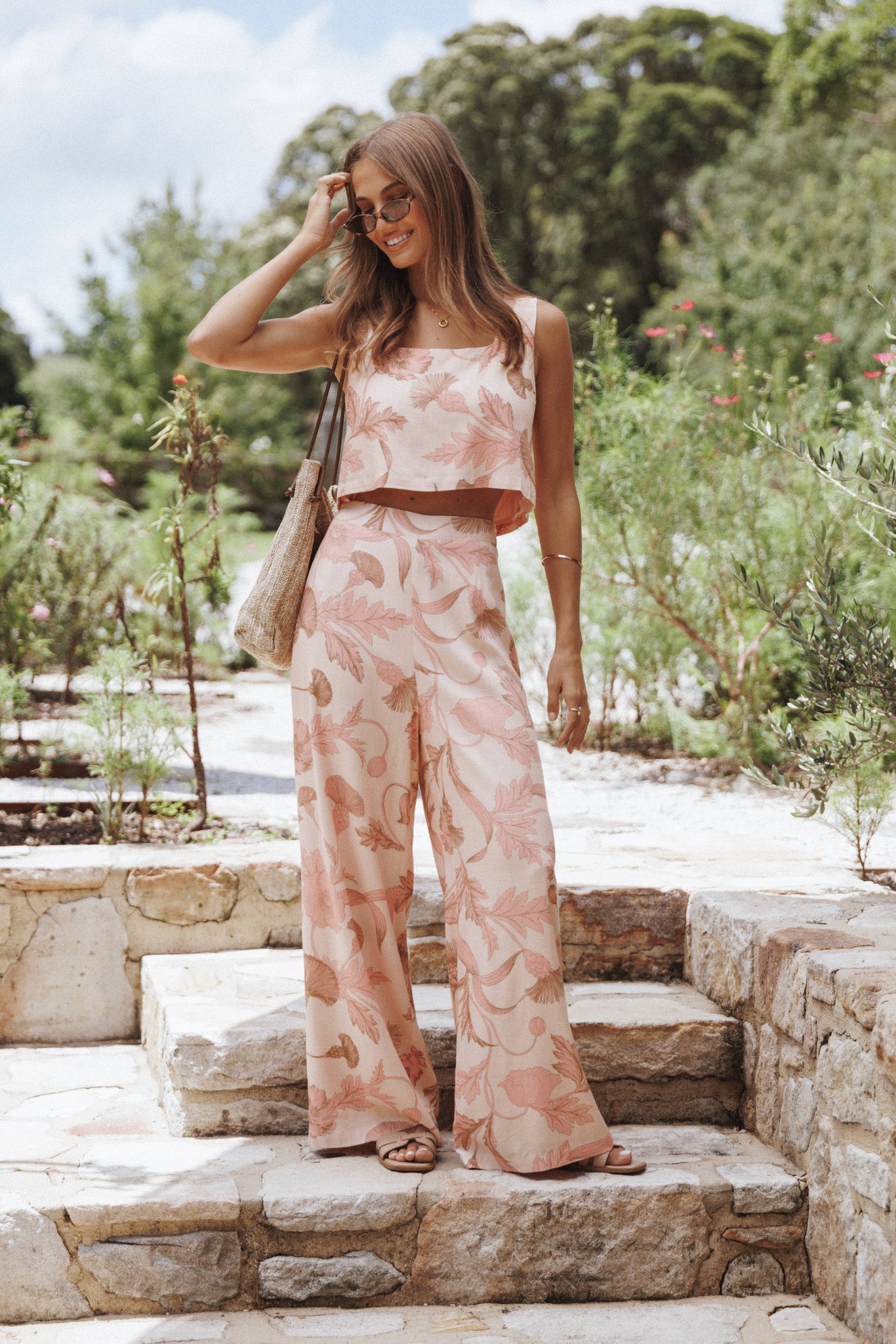 Brayden Wide Leg Linen Pant