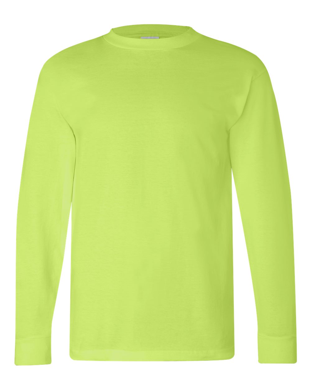 Bayside - - A - Made Long Sleeve T - Shirt - Lime Green