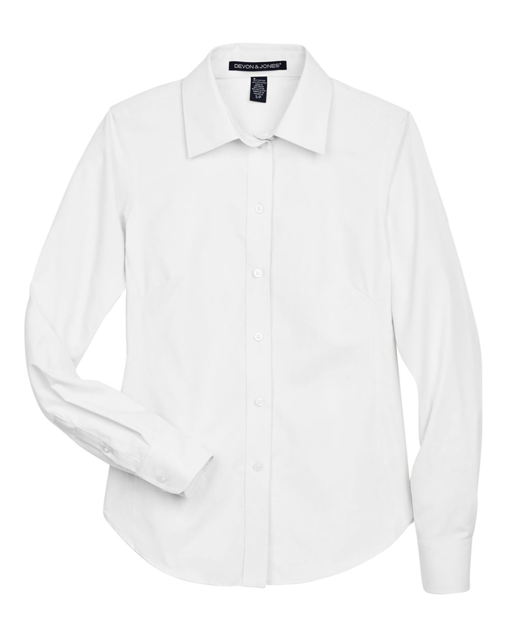 Devon & Jones - DW - Women's Crown Collection Oxford Woven Dress Shirt - White