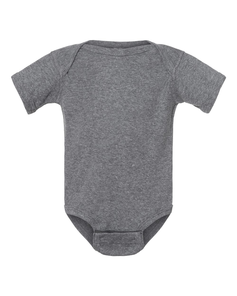 Rabbit Skins - - Infant Baby Rib Bodysuit - Granite Heather - M