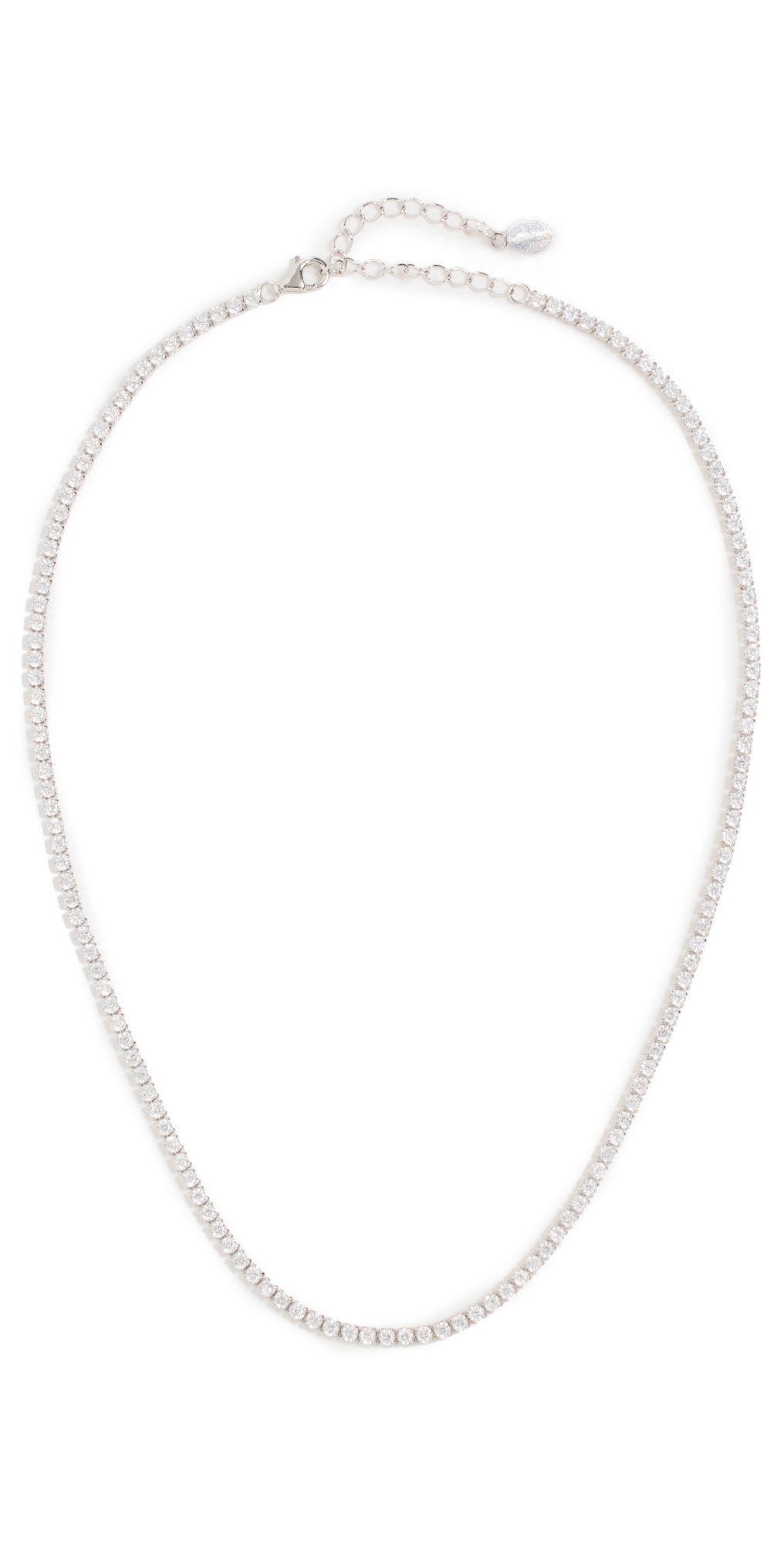 SHASHI Tennis Necklace White Gold One