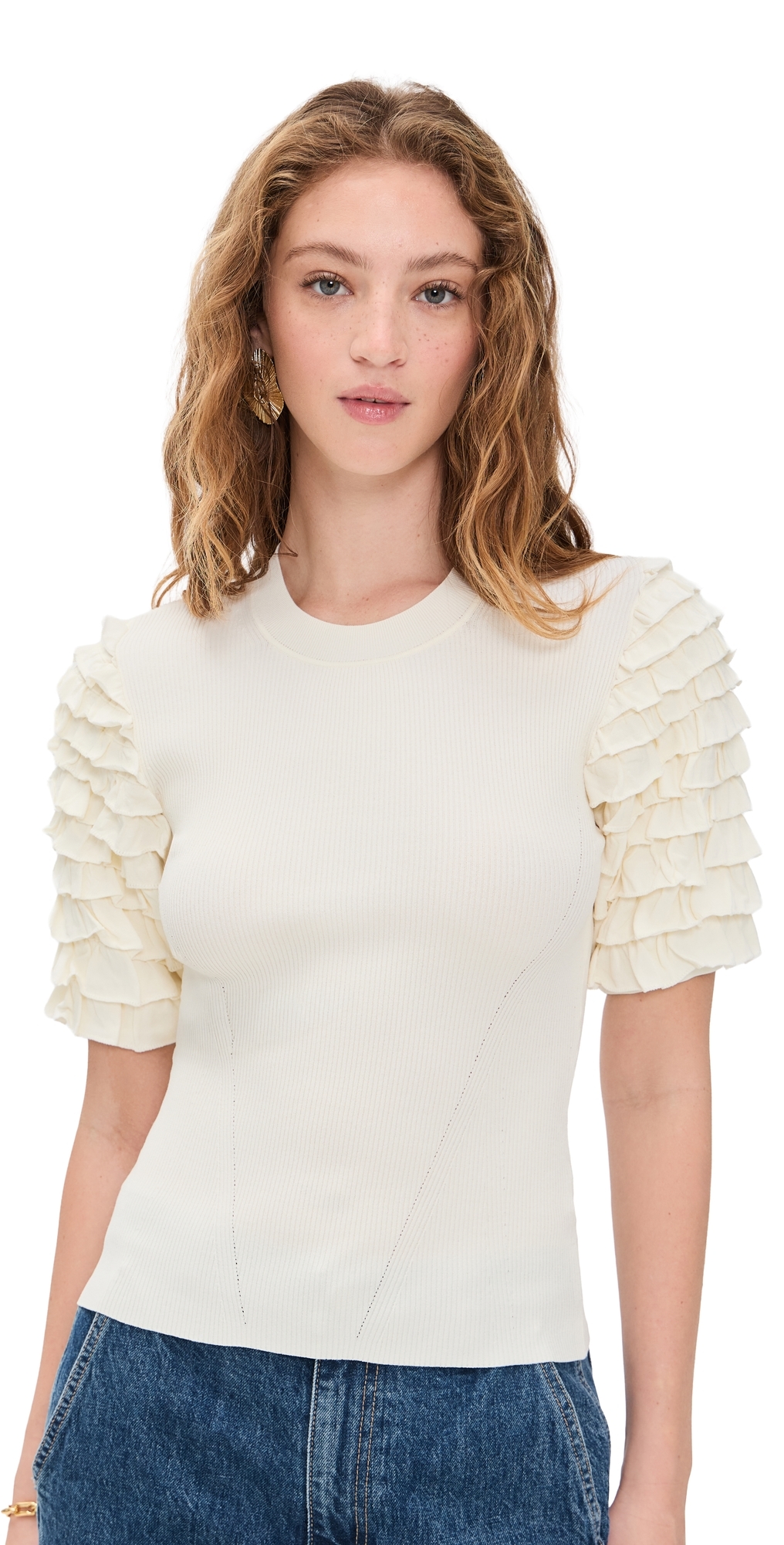 Ulla Johnson Kassia Top Cowrie