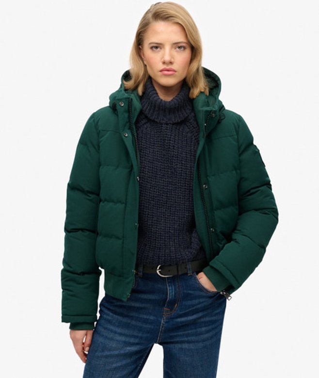 Superdry Women's Everest Bomber Jacket Green