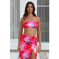 HELLO MOLLY Sunset Boulevard Crop Top Multi