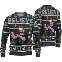 Believe Ted Lasso Ugly Christmas Sweater