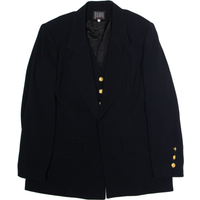 SURABAYA Mens Blazer Jacket Black s