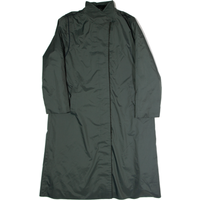 C&A Faux Fur Lined Womens Trench Coat Green