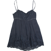 MINT VELVET Womens Mini Dress Grey Sleeveless Short