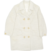 Womens Overcoat Coat Cream