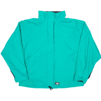 WOOLRICH Olefin Insulated Womens Raincoat Blue Nylon