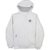 ADIDAS Womens Puffer Jacket White Nylon