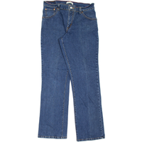 LEVI'S Womens Jeans Blue Relaxed Bootcut Stone Wash W L