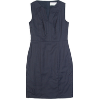 BOSS HUGO BOSS Womens Pencil Dress Blue Sleeveless Knee Length