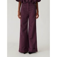 Techy Sateen Wide Leg Pant