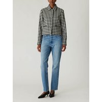 Phillipa Check Cropped Jacket
